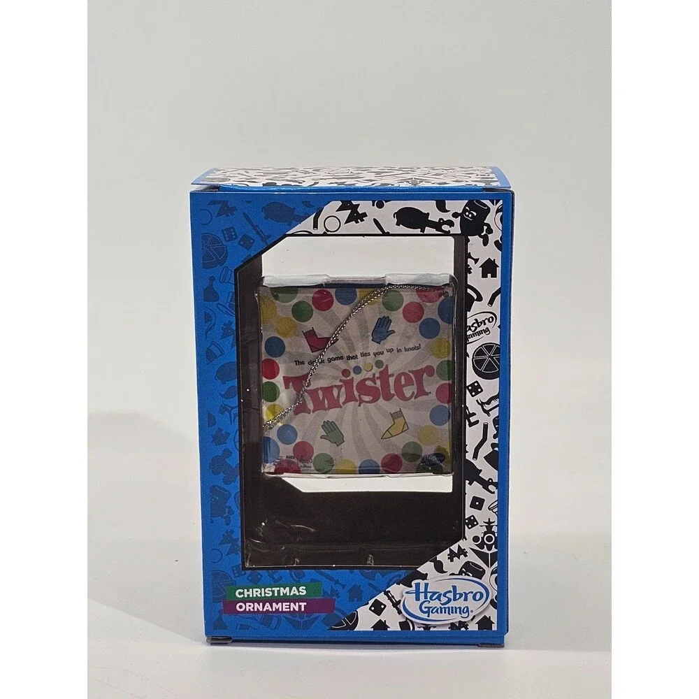 Kurt S Adler Christmas Tree Ornament Hasbro Games Twister Board Game Holiday NEW